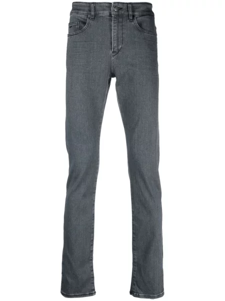 Mršav skinny fit traperice Boss siva