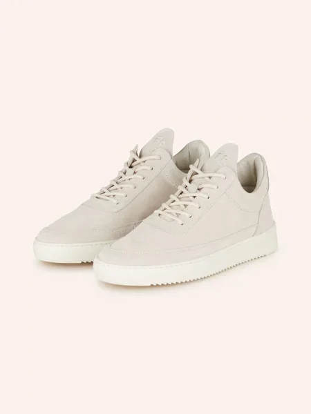Filling Pieces sneakersy Low Top Suede Organic beżowy