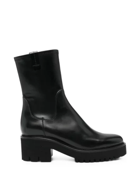 Cizme scurte Truman´s din piele chunky negru