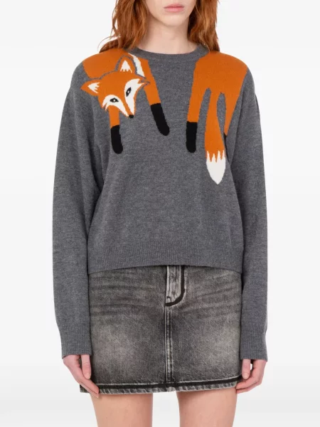 Pulover Love Moschino de lână gri