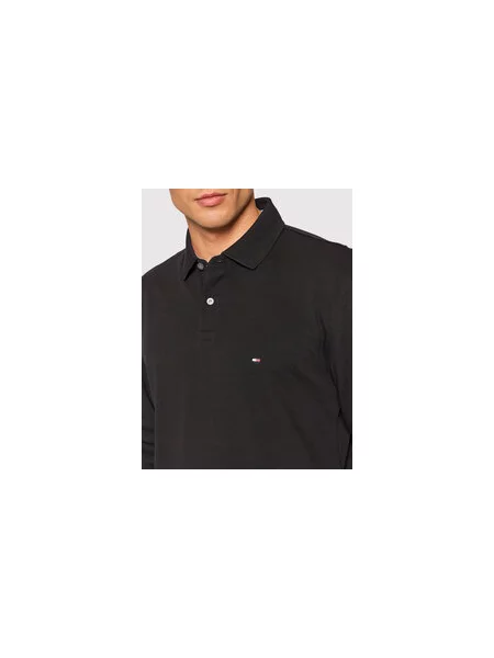 Polo majica Tommy Hilfiger crna