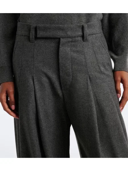 Pantaloni Brunello Cucinelli de lână gri