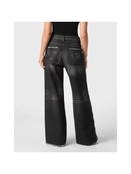 Spodnie Philipp Plein czarne