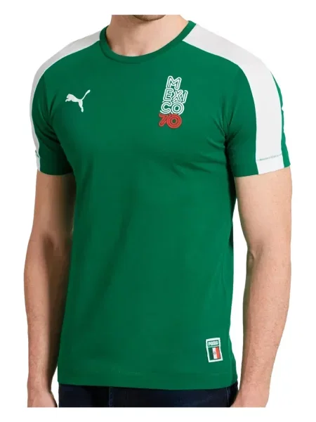Tricou Puma cu autograf verde