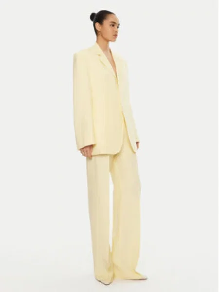 JACQUEMUS Kalhoty z materiálu žlutá