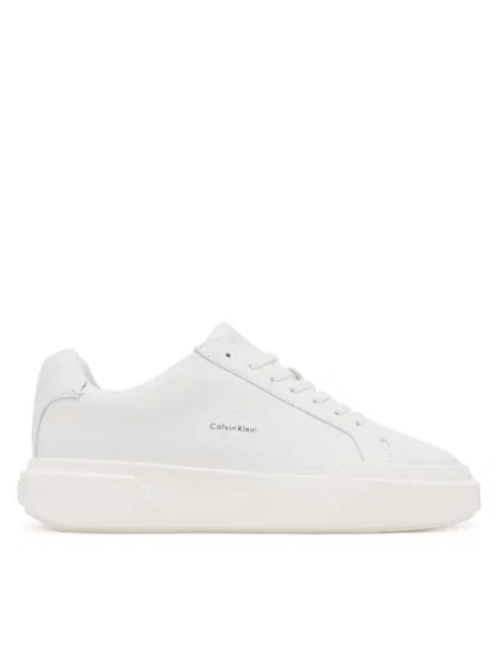 Laisvalaikio batai Calvin Klein Chunky Cupsole Laceup Lth Wn balta