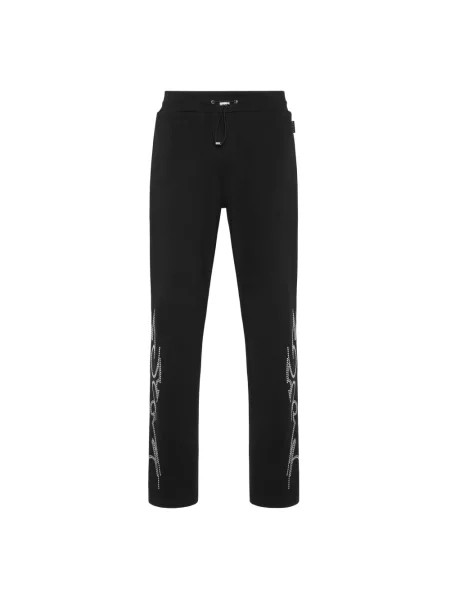 Spodnie dresowe Philipp Plein z ćwiekami czarne