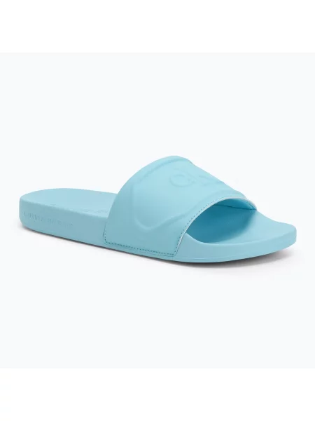 Klapki Calvin Klein Pu Hf Mg blue danube niebieskie