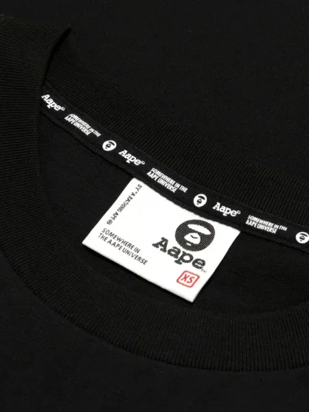 Tricou Aape By A Bathing Ape cu imagine negru