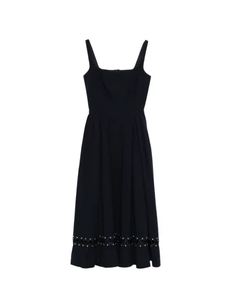 Rochie midi Maje evazată albastru