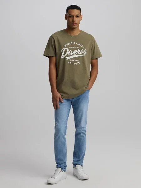Футболка DIVERSE бавовна/віскоза хакі