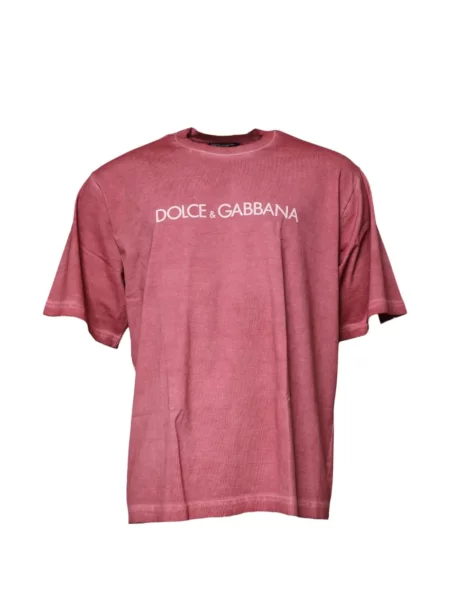 Tricou Dolce & Gabbana cu imagine roz
