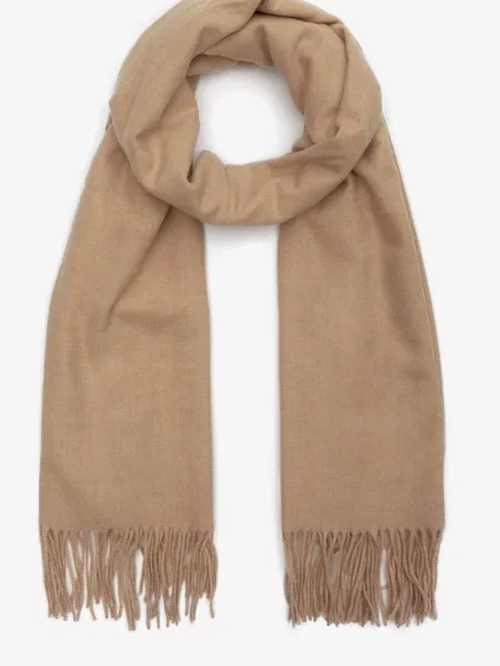 Estro Шарфи та хустки Бавовна/поліестер бежевий