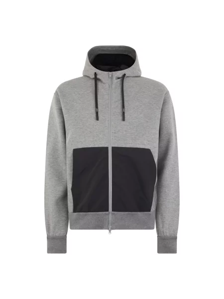 Bluza z kapturem Herno casual szara