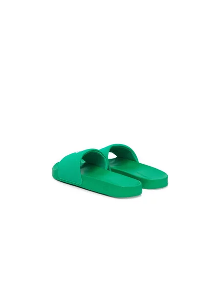 Tommy Hilfiger Šľapky Th Script Pool Slide zelená