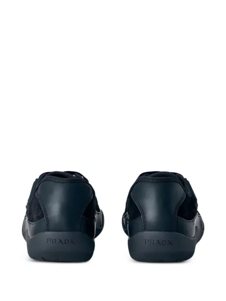 Sneakerși Prada din piele negru