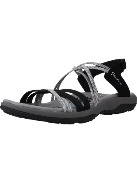 Sandały SKECHERS REGGAE SLIM-TAKES TWO czarny