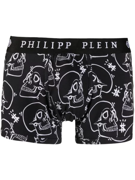 Boxeri Philipp Plein cu imagine negru