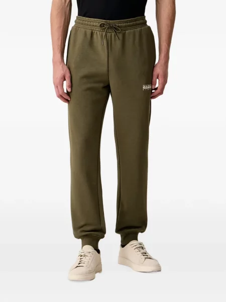 Pantaloni Napapijri cu imagine alergare verde