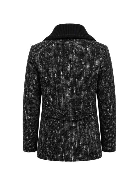 Dvouřadý kabát Dolce & Gabbana černý