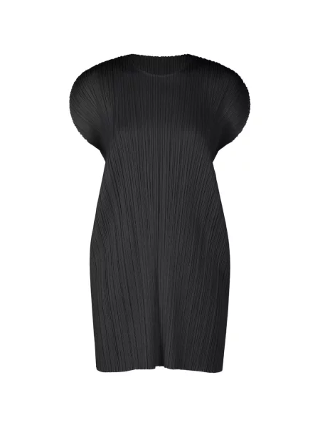 Rochie mini Pleats Please Issey Miyake negru
