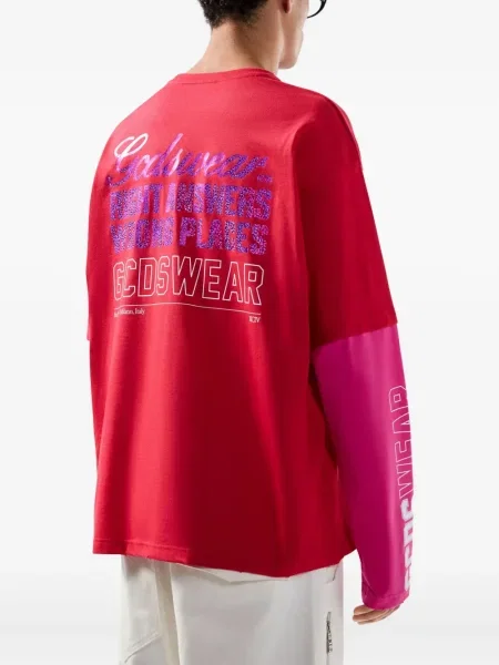 Tricou Gcds lung roșu