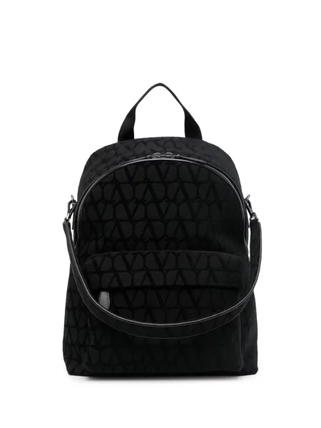 Rucsac Valentino Garavani din piele negru