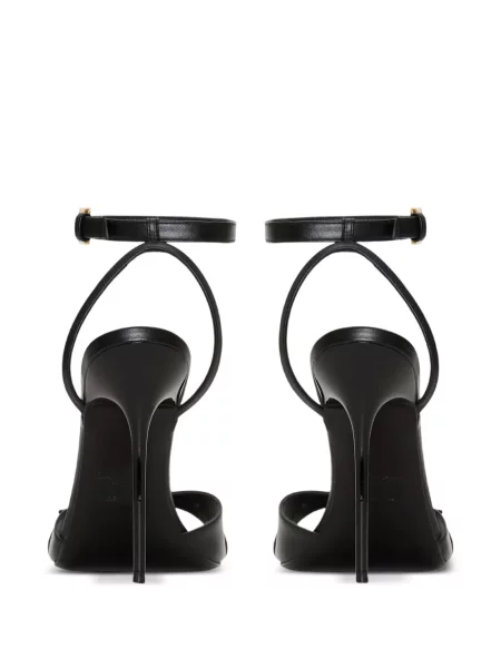 Sandale Balmain din piele negru