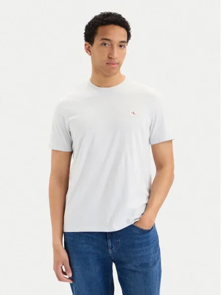 Calvin Klein Jeans Marškinėliai Šviesiai pilka