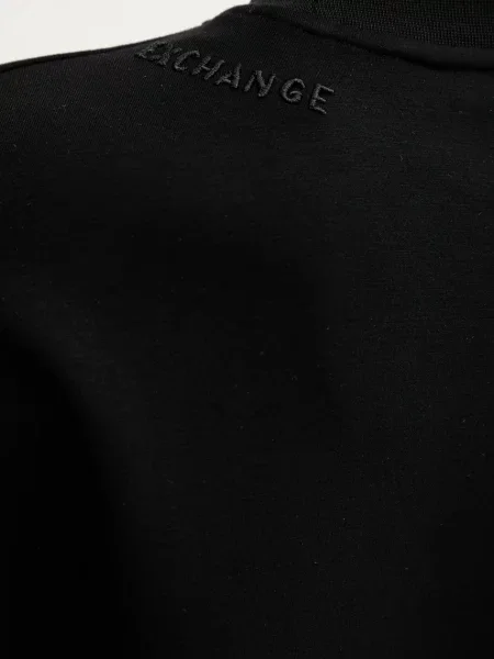 Однотонный свитер Armani Exchange черный