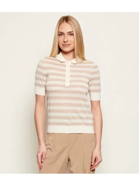 BOSS BLACK De lână polo Fidenka negru