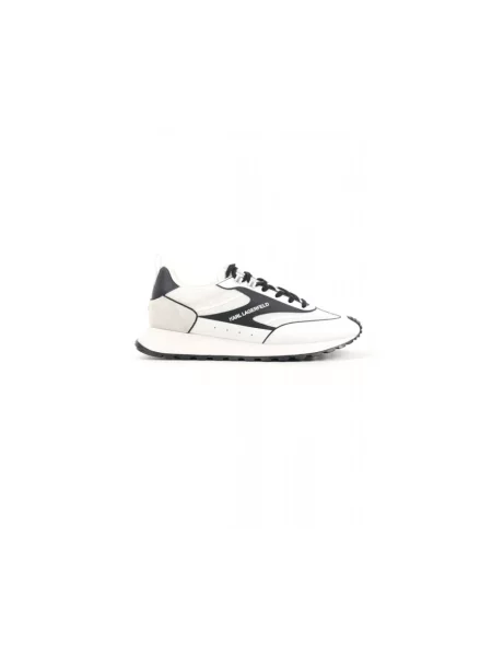 Sneakersy Karl Lagerfeld zamszowe białe