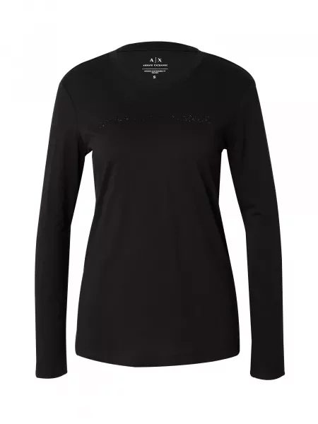 Tricou mânecă lungă Armani Exchange negru