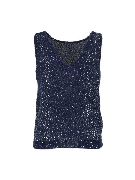 Top Weekend Max Mara niebieski