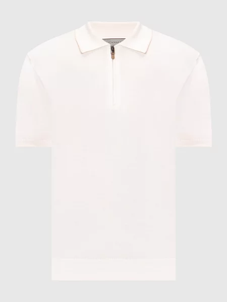 Поло кольору айворі Canali бежеве