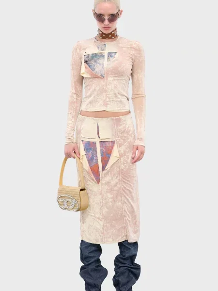 Спідниця Diesel бежева