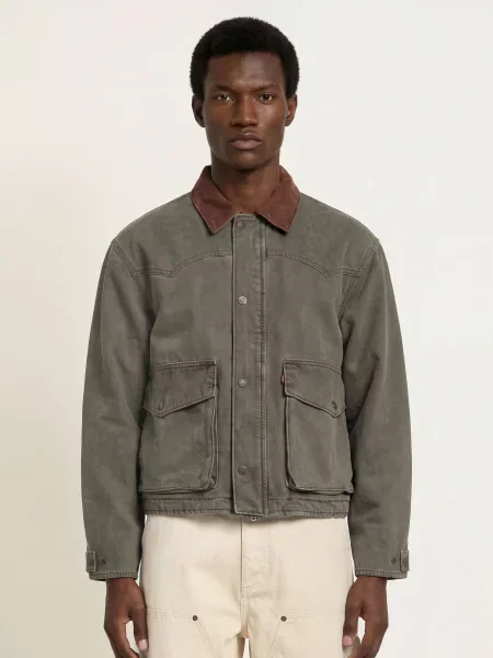 Levi's kurtka przejściowa HILLTOP oliwkowa