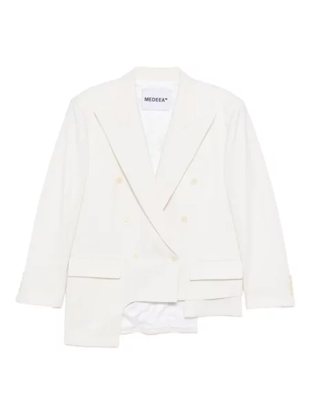Marynarka Medeea asymetryczna biała