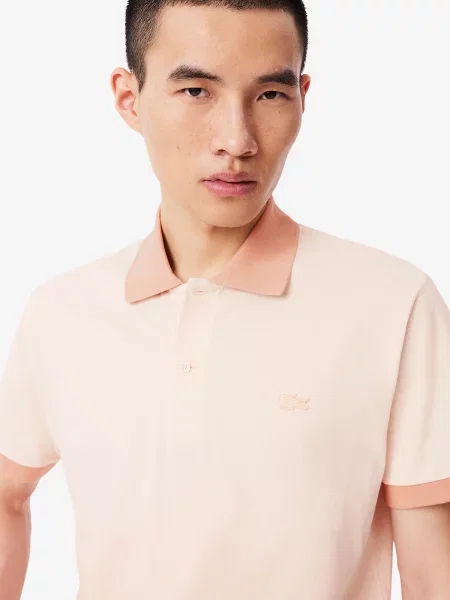 Поло Lacoste розовое