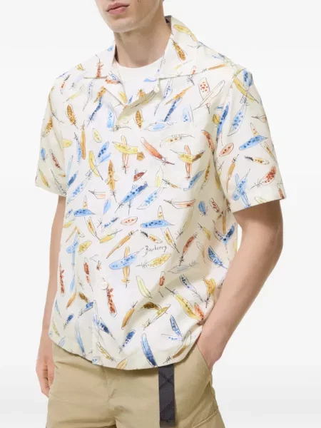 Cămașă Burberry cu pene
