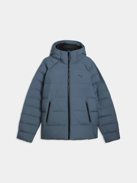 Демісезонна куртка PUMA Mono Hooded Jacket комбінований верх синій