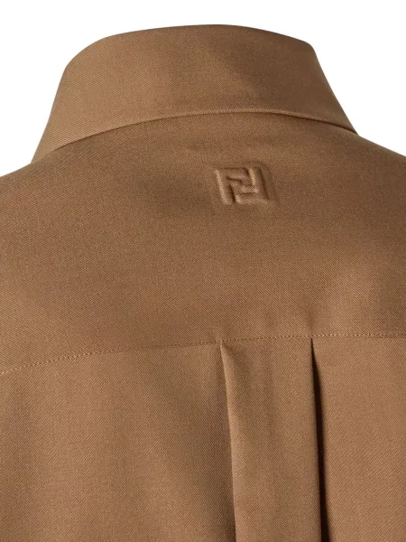 Cămașă Fendi lungă maro