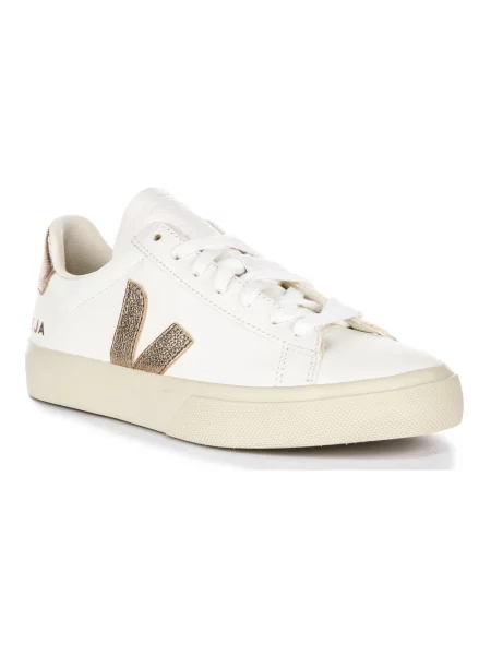 Sneakersy Veja Campo skórzane białe