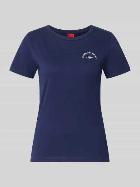HUGO T-Shirt Deloris 5 granatowy