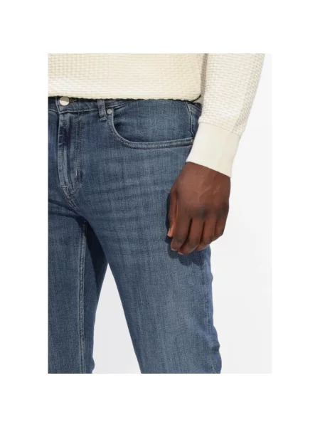 Jeansy 7 For All Mankind niebieskie