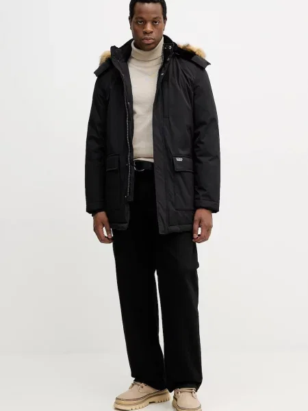 Guess geacă de puf negru