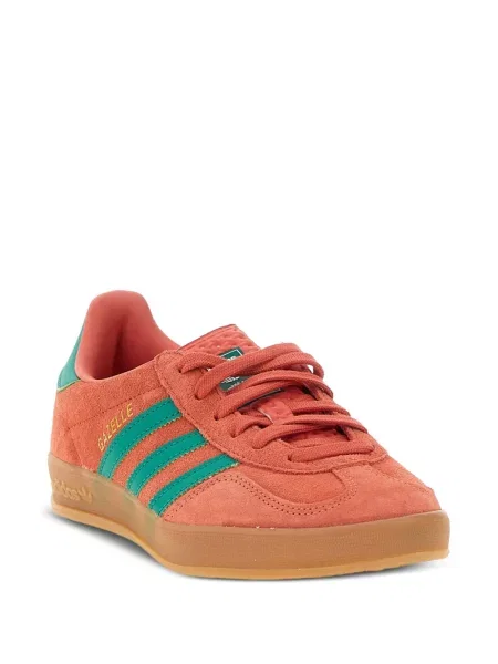 Sneakerși Adidas Adizero din piele de căprioară alb
