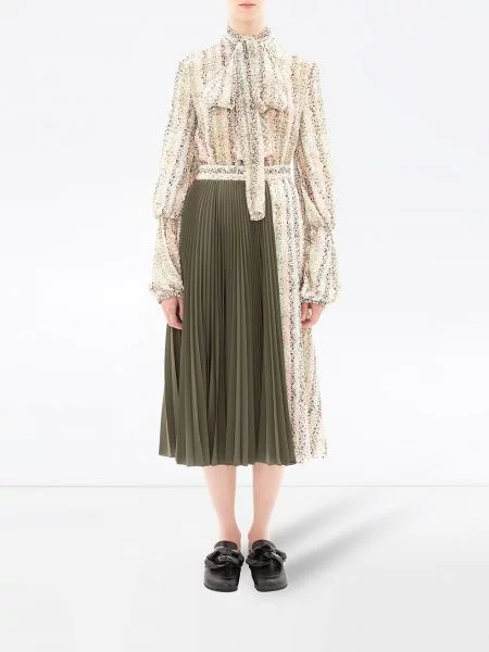 Midi sukně Jw Anderson zelené