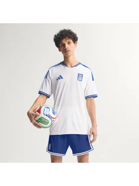 Koszulka podstawowa Grecja 26 Authentic biała