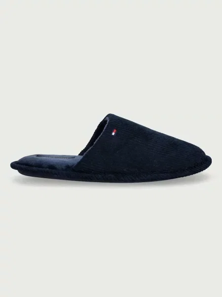Tommy Hilfiger Copati Corduroy House Shoes Mornarsko modra
